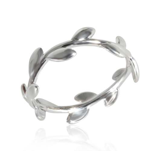 Tiffany & Co. Paloma Picasso Olive Leaf Band in  Sterling Silver