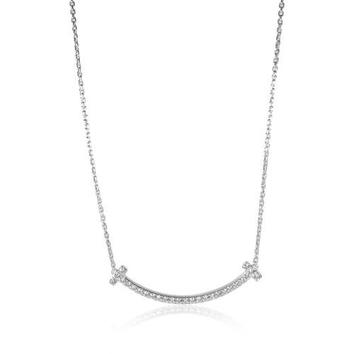 Tiffany & Co. Tiffany T Necklace in 18K White Gold