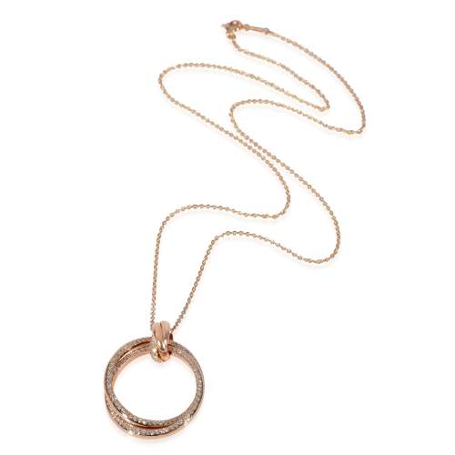 Tiffany & Co. Paloma Picasso Diamond Melody Pendant in 18k Rose Gold 0.40 CTW