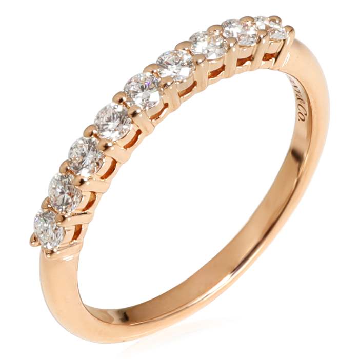 Tiffany & Co. Tiffany Forever Diamond Wedding Band in 18k Rose Gold 0.27 CTW