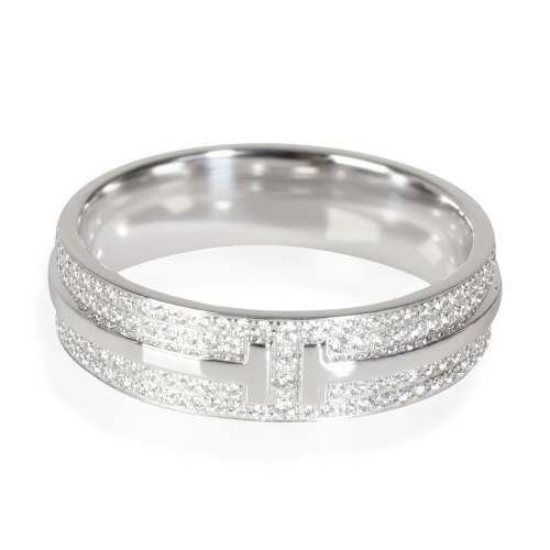 Tiffany & Co. Tiffany T Diamond Ring in 18K White Gold 0.66 Ctw