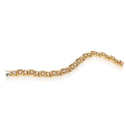 Tiffany & Co. Vintage Diamond Bracelet in 18K Yellow Gold 4/1 Ctw