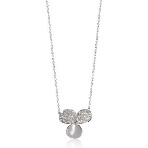 Tiffany & Co. Paper Flowers Diamond Pendant in Platinum 0.33 CTW