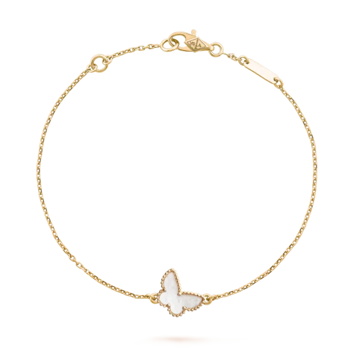 Van Cleef & Arpels Butterfly Bracelet, Sweet Alhambra butterfly bracelet