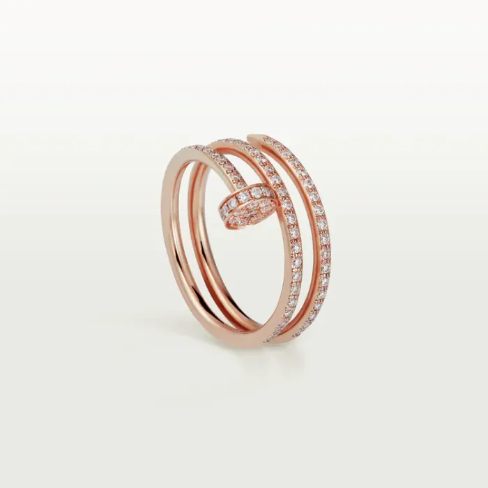 Cartier Nail Ring Full of Diamonds