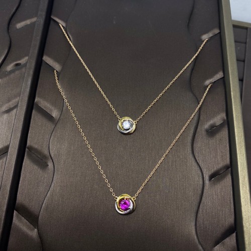 Cartier Diamond Necklace Purple & White Gold