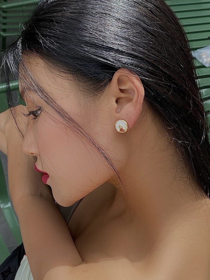 Cartier Disc Earrings