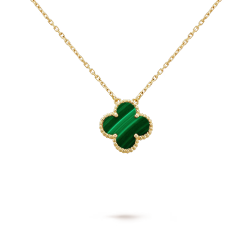 Van Alhambra Onyx Motif Necklace 15mm