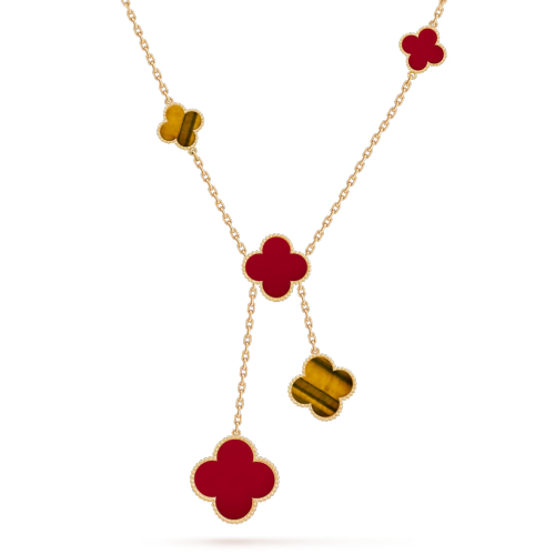 Van Cleef & Arpels Magic Alhambra necklace, 6 motifs