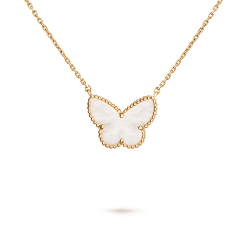 Van Cleef & Arpels Lucky Alhambra butterfly pendant