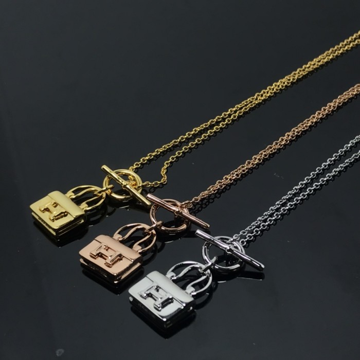 Bag Necklace, Three Colors Available