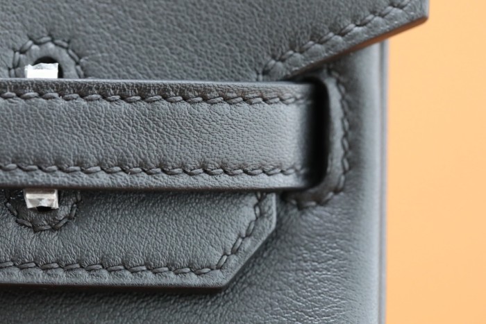 Hermes Birkin 25cm Swift Handmade Bag In Noir