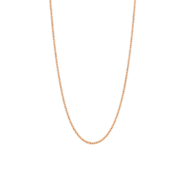 Qeelin Wulu 16 inches chain in 18K rose gold