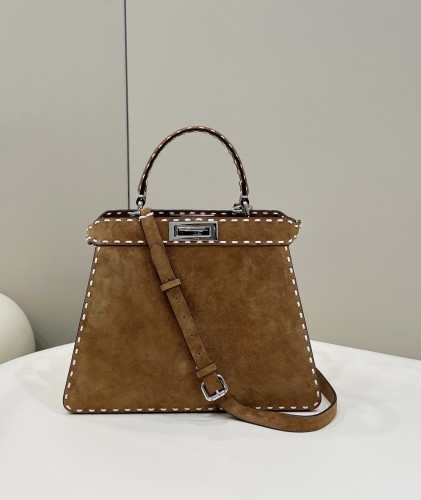 Fendi Peekaboo 33 Chammy In Brown