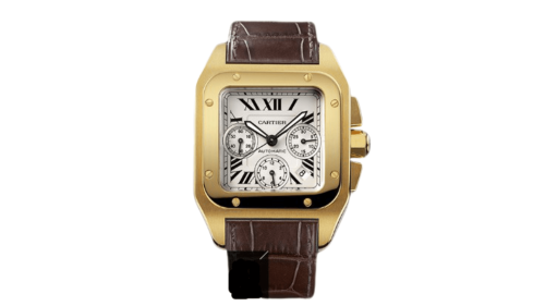 Cartier Santos 100 Chronograph Automatic Yellow Gold W20096Y1