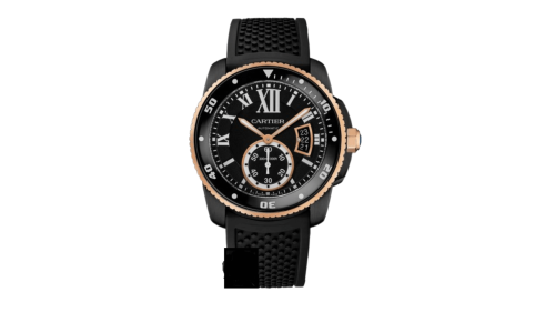 Calibre de Cartier Carbon Diver Watch W2CA0004