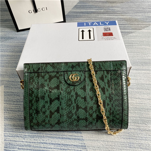 gucci ophidia snakeskin shoulder bag