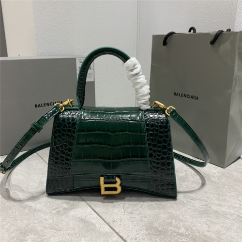 balenciaga hourglass bag crocodile small