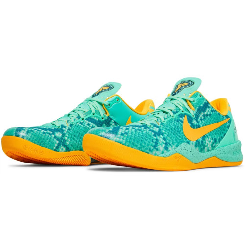 Nike Kobe 8 System Green Glow Laser Orange 籃球鞋 555035‑304