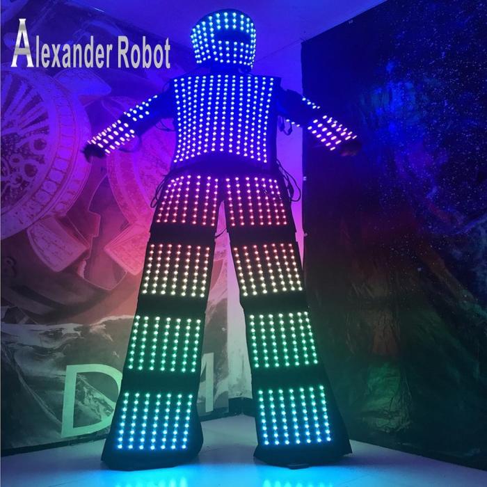 LED  robot suit Costume/LED Clothing/Light suits/ LED Robot suits/ Luminous costume
