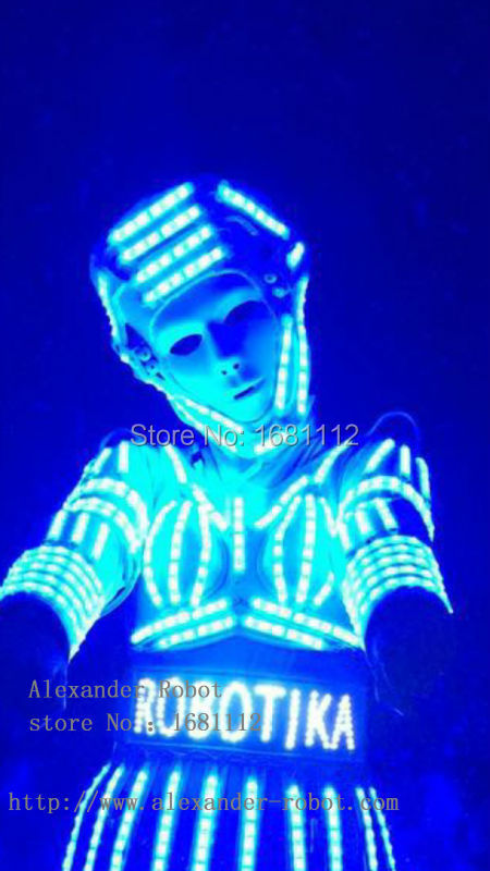 LED robot girl Costume /women LED Clothing / Light suits / LED Robot suits /  david robot /  n robot