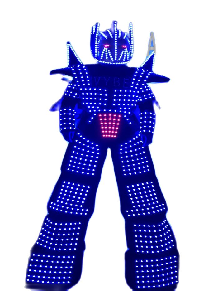 LED Robot Costume  Clothing Light Suits/ ALEXANDER  Robot Customized  logos Styles For Stage Performances
