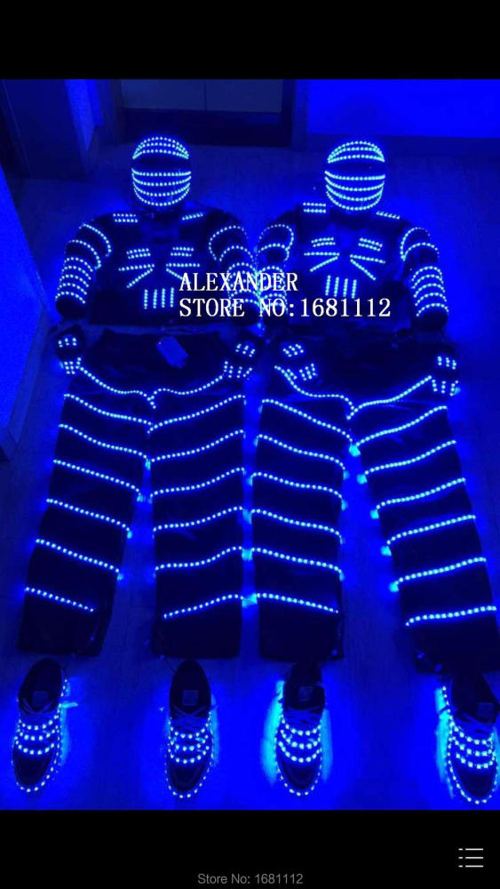 Luminous costume/led robot costume/LED Costume /LED Clothing/Light suits/ LED Robot suits/