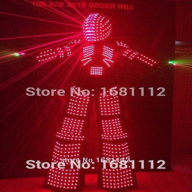 LED Robot Costume /  LED Suits  /  Led Robot  Laser Helmet   Costumes