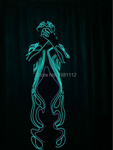 EL / lluminated  EL suit / lluminated  EL /light up dress/luminous costume Picture