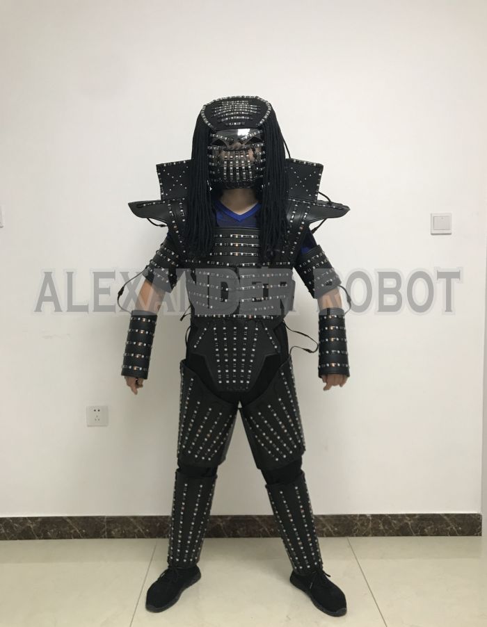 LED Light Robot Costume Clothing Traje De Robot LED Stilts Walker Suit Jacket Event Kryoman Costume