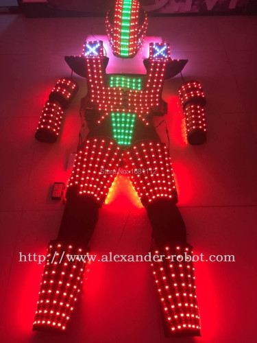 LED robot  Costume /Light suits/ LED Robot suits/ The programming controller sets the helmet