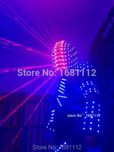 LED Robot Costume /  LED Suits  /  Led Robot  Laser Helmet   Costumes