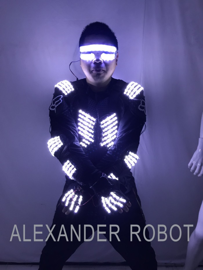 Copy LED Costume /LED Stage clothes/ Luminous costume  suit  l ight