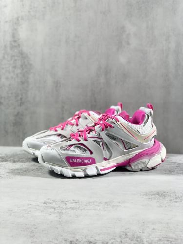 BALENCIAGA TRACK 3.0 SNEAKERS IN WHITE AND PINK – BLA002