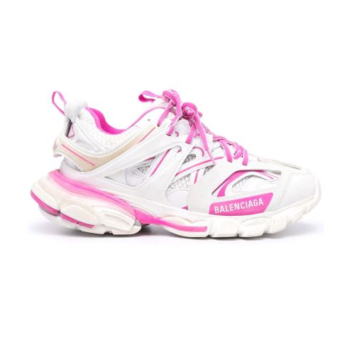 BALENCIAGA TRACK 3.0 SNEAKERS IN WHITE AND PINK – BLA002