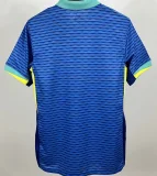 2024/25 Brazil Away Blue Fans Soccer Jersey