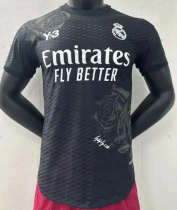 2024/25 RMA Y-3 Black Soccer Jersey Player Version