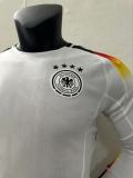 2024/25 Germany Home Long Sleeve Soccer Jersey Player Version