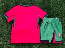 2024/25 Portugal Home Kids Soccer Jersey