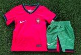 2024/25 Portugal Home Kids Soccer Jersey