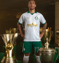 2024/25 Palmeiras Away White Kids Soccer Jersey