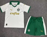 2024/25 Palmeiras Away White Kids Soccer Jersey