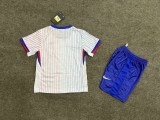 2024/25 France Away Kids Soccer Jersey