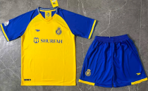 2022/23 Al-Nassr Home Kids Soccer Jersey