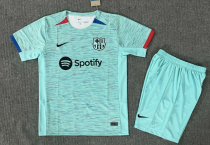 2023/24 Barcelona Third Kids Soccer Jersey
