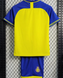 2022/23 Al-Nassr Home Kids Soccer Jersey