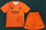 2024/25 RMA Y-3 Orange Kids Soccer Jersey