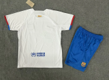 2023/24 Barcelona Away Kids Soccer Jersey