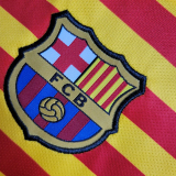 2022/23 Barcelona 4Th Yellow Kids Soccer Jersey