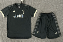 2023/24 Juventus Third Black Kids Soccer Jersey